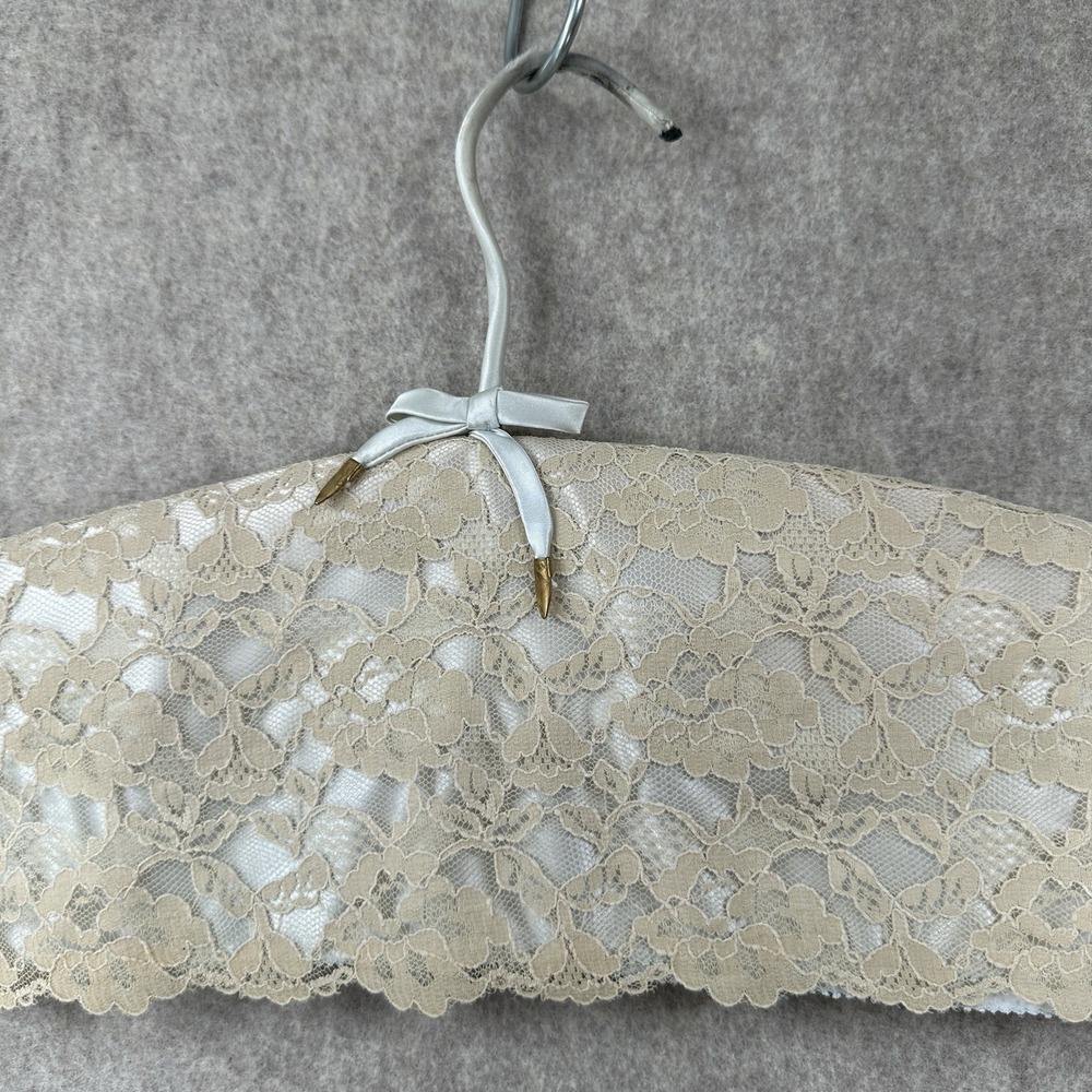 1930s-40s LACE COVERED Boudoir Vanity Lingerie Wedding Dress‎ DISPLAY HANGER - Picture 2 of 8